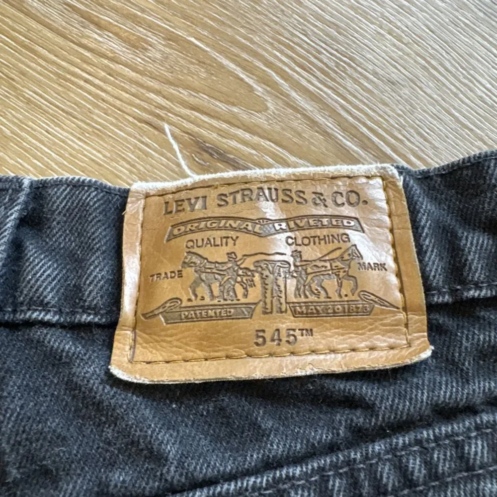 Levis 545 Jeans Mens 30 X‎ 30 Black Brown Tag Loose Grunge Vintage 90s Skater